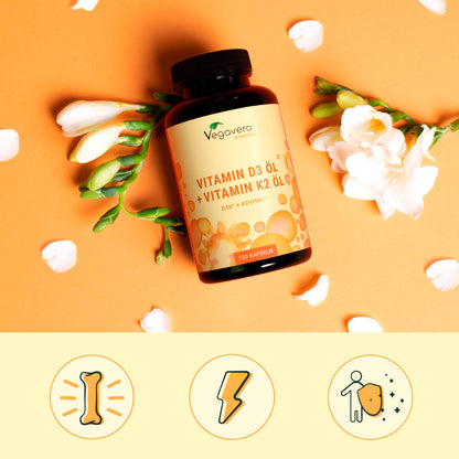 Vitamine D3 + K2 Huile Gélules