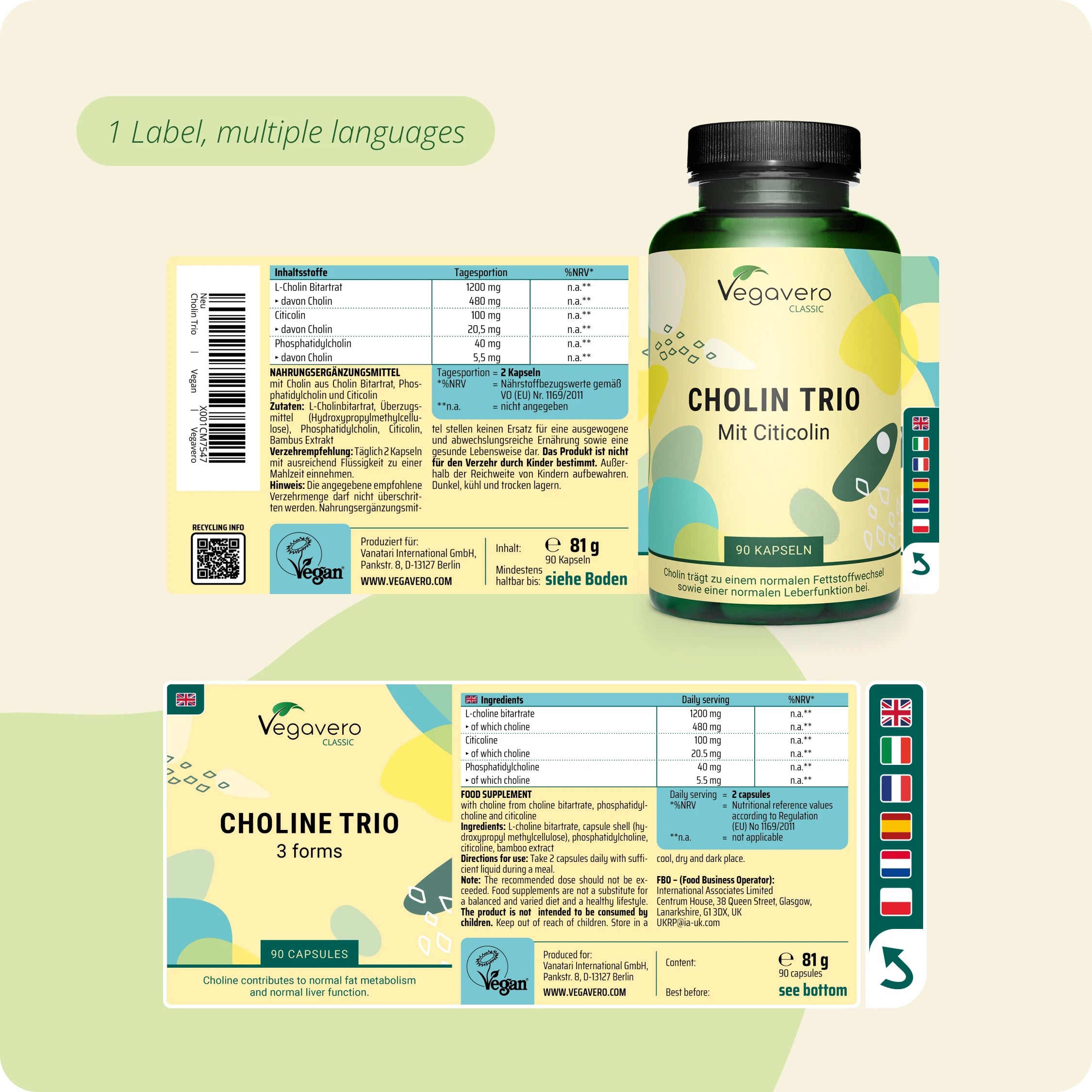 Choline Trio Gélules