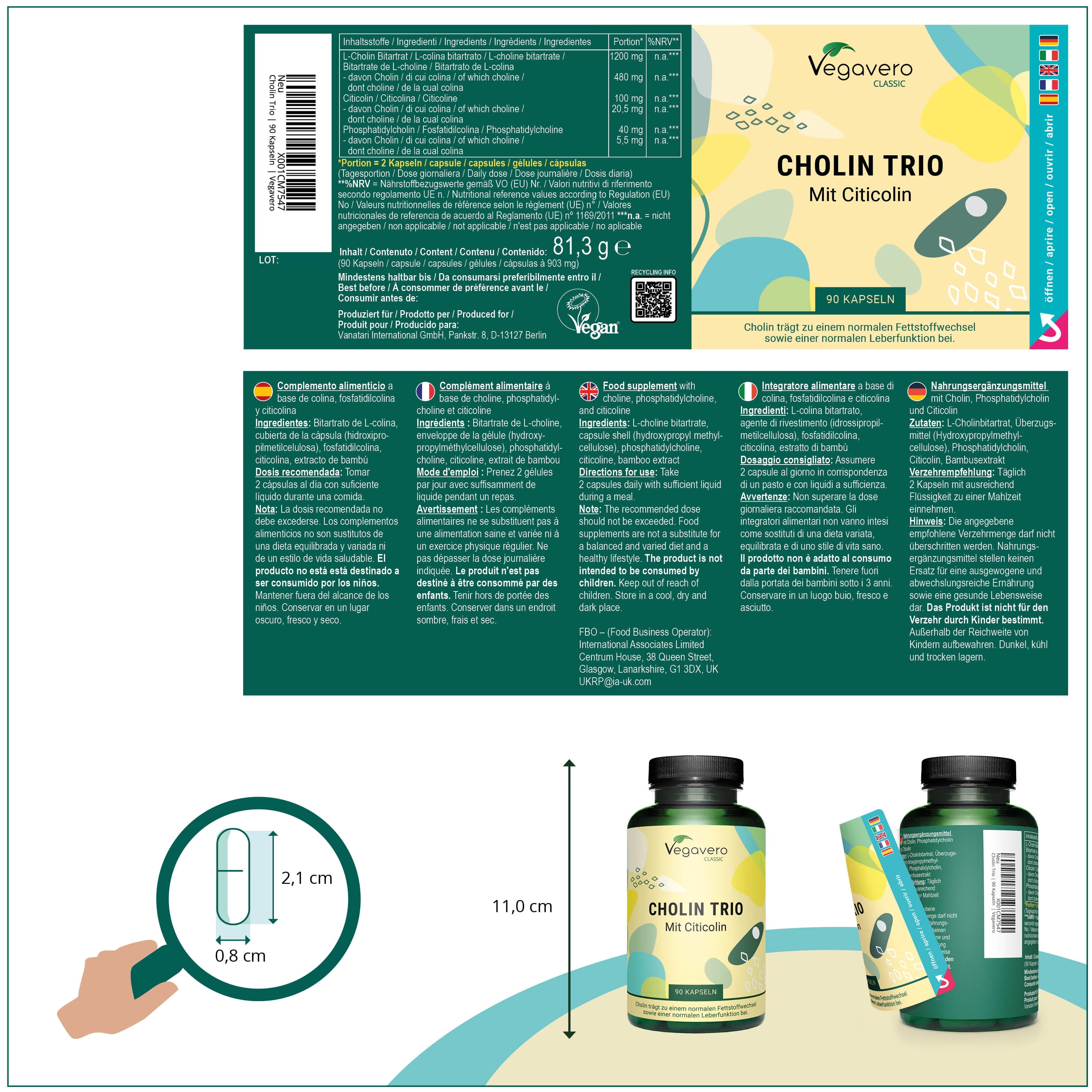 Choline Trio Gélules