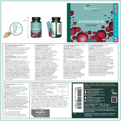 Astaxanthine Huile Gélules