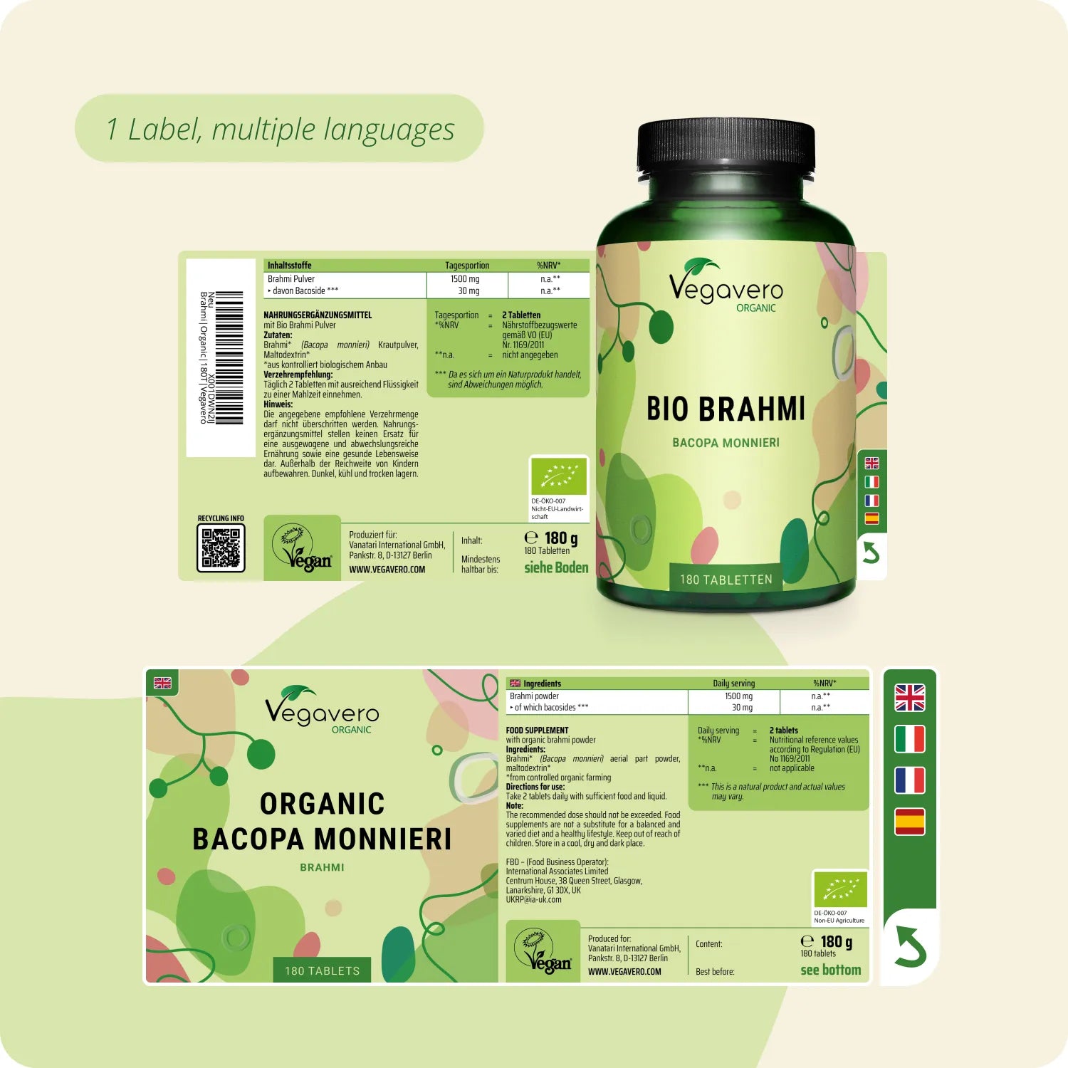 Brahmi Comprimés Bio