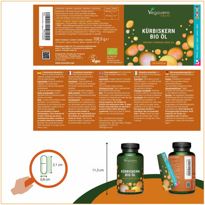 Huile de Graines de Courge Gélules Bio