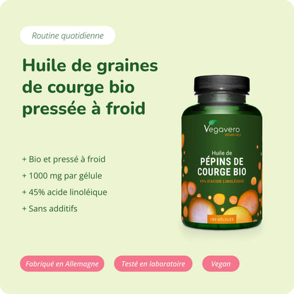 Huile de Graines de Courge Gélules Bio