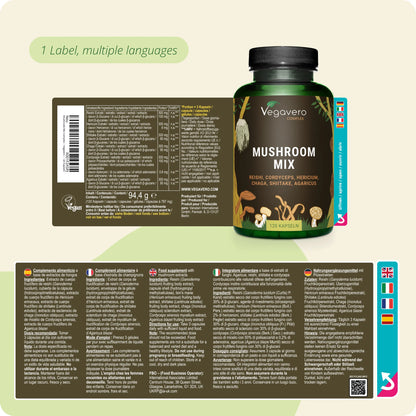 Mushroom Mix Complex Gélules
