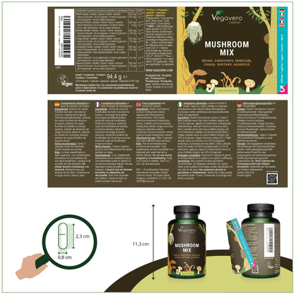Mushroom Mix Complex Gélules