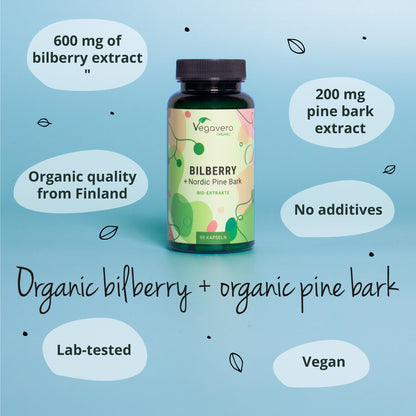 Myrtille + Écorce de Pin Extraits Gélules Bio
