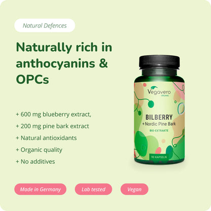 Myrtille + Écorce de Pin Extraits Gélules Bio