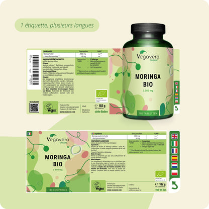 Moringa Oleifera Comprimés Bio