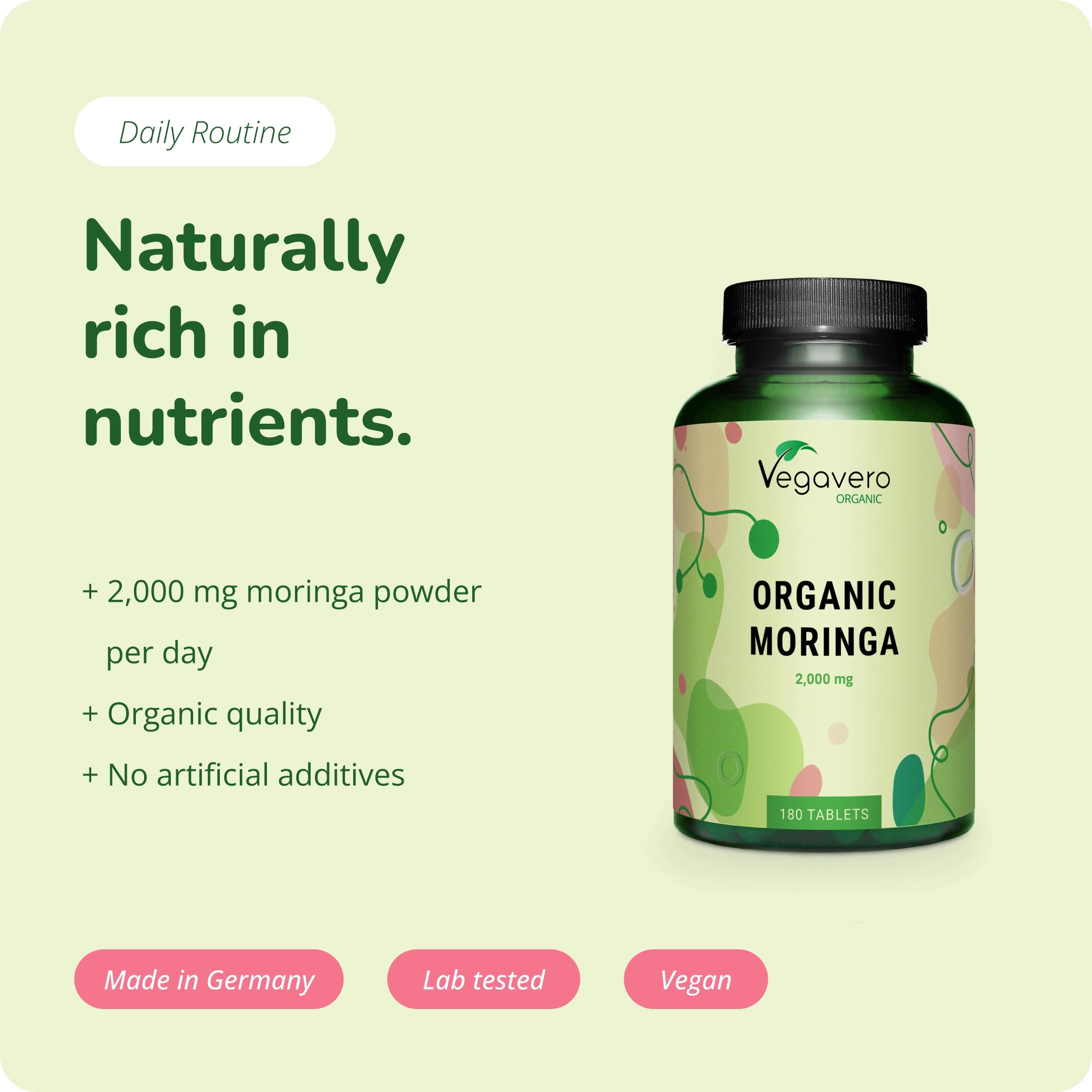 Moringa Oleifera Comprimés Bio