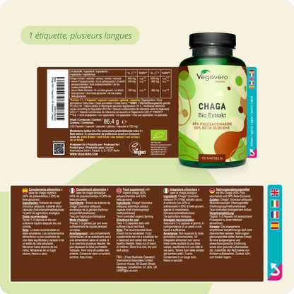 Chaga Extrait Gélules Bio