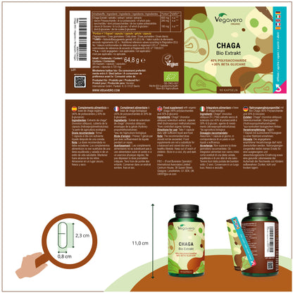 Chaga Extrait Gélules Bio