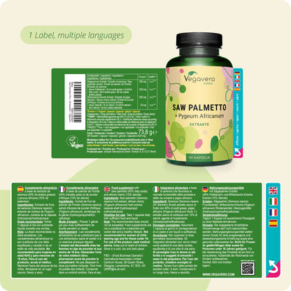 Palmier Nain + Pygeum africanum Extraits Gélules