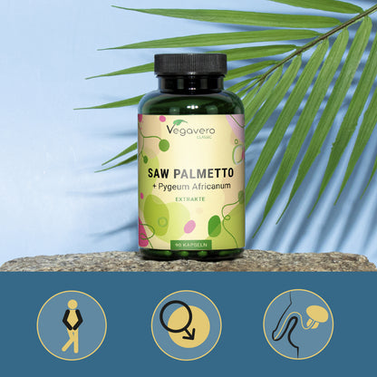 Palmier Nain + Pygeum africanum Extraits Gélules