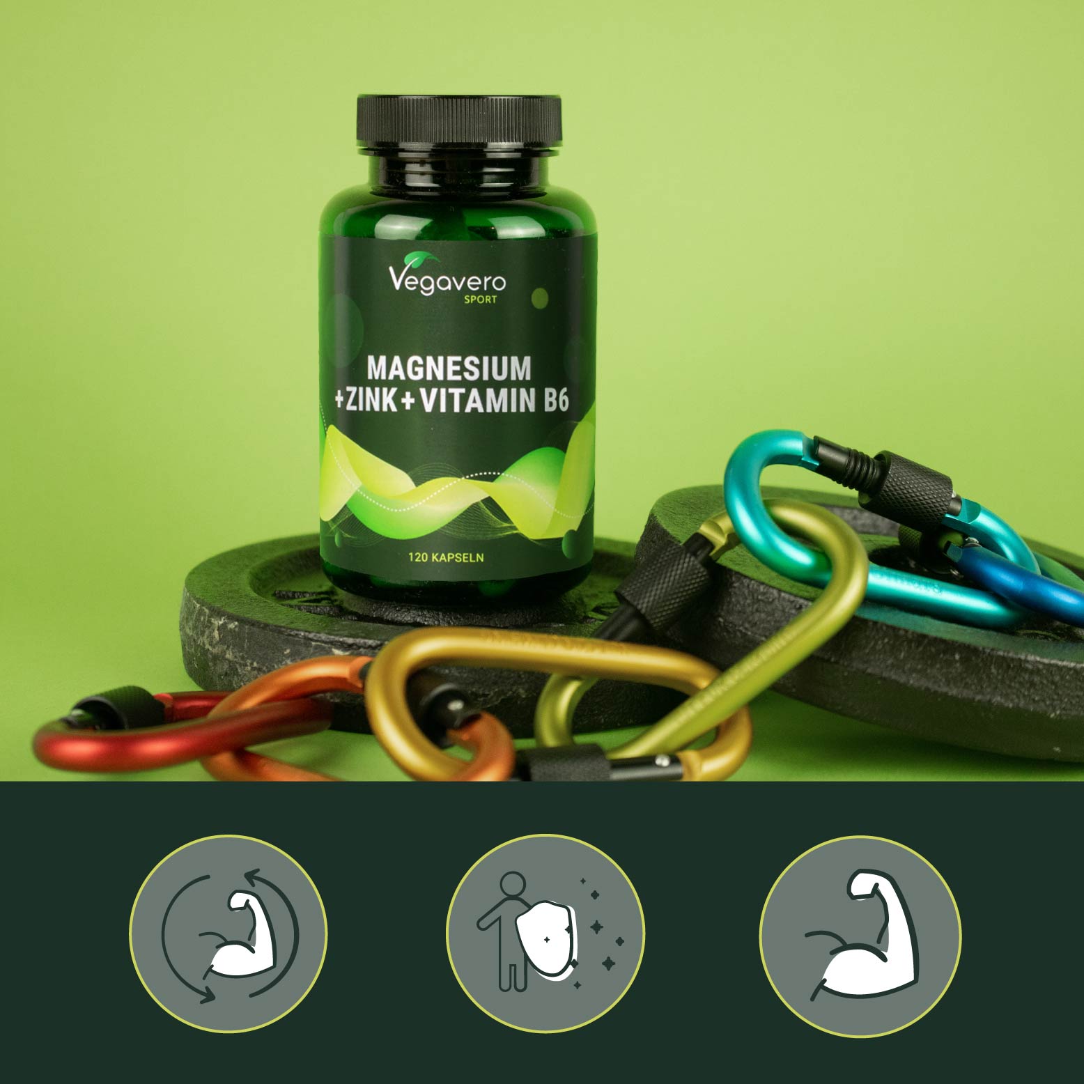 ZMA Gélules : Zinc + Magnésium + Vitamine B6