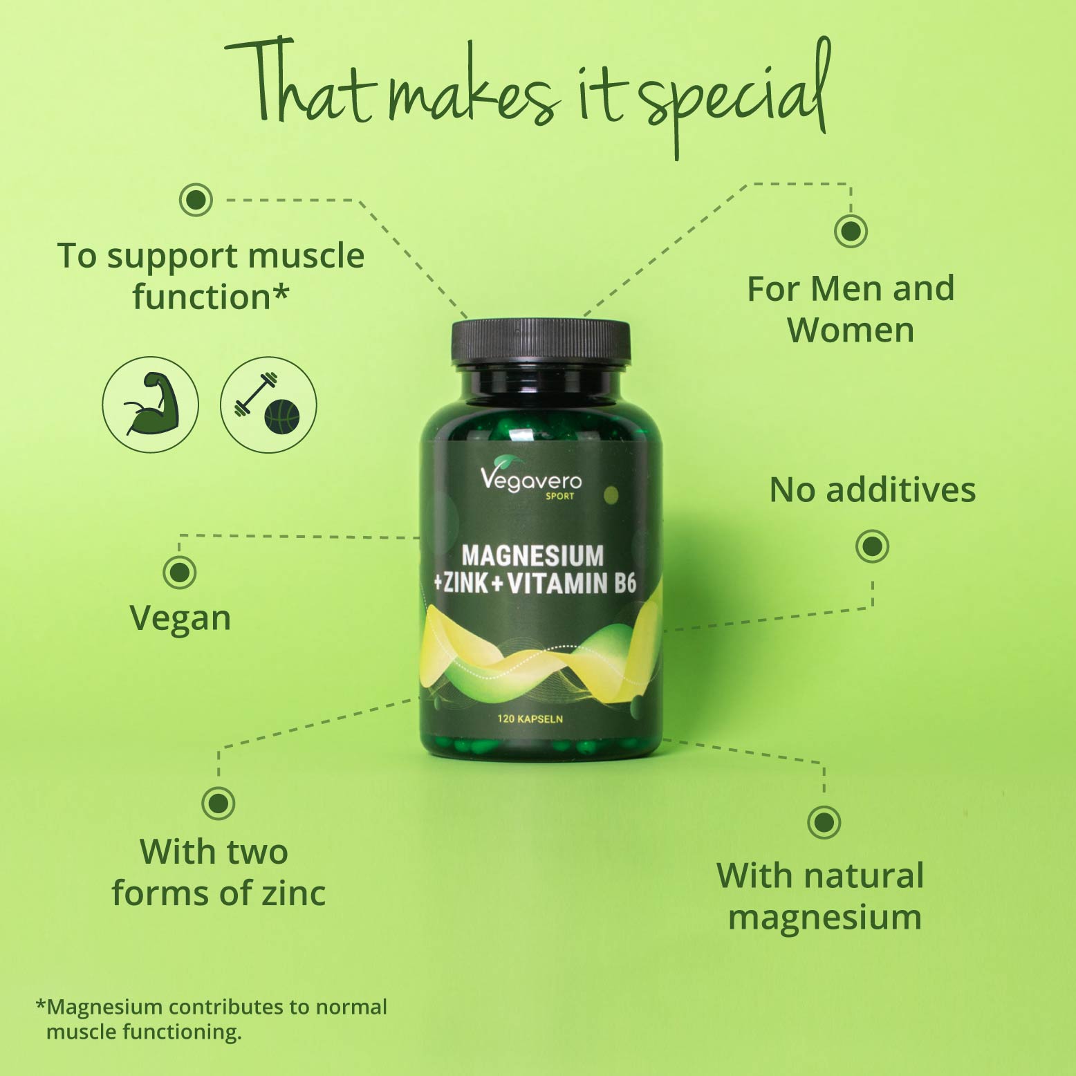 ZMA Gélules : Zinc + Magnésium + Vitamine B6