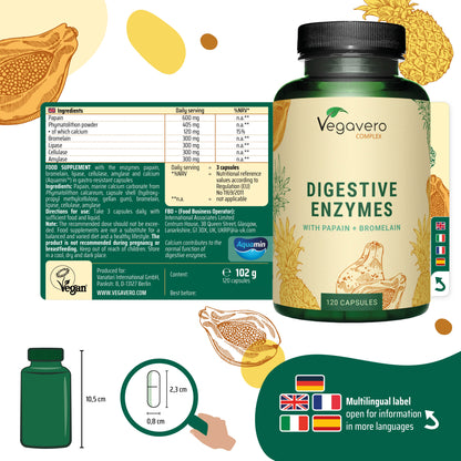 Enzymes Digestives Complex Gélules