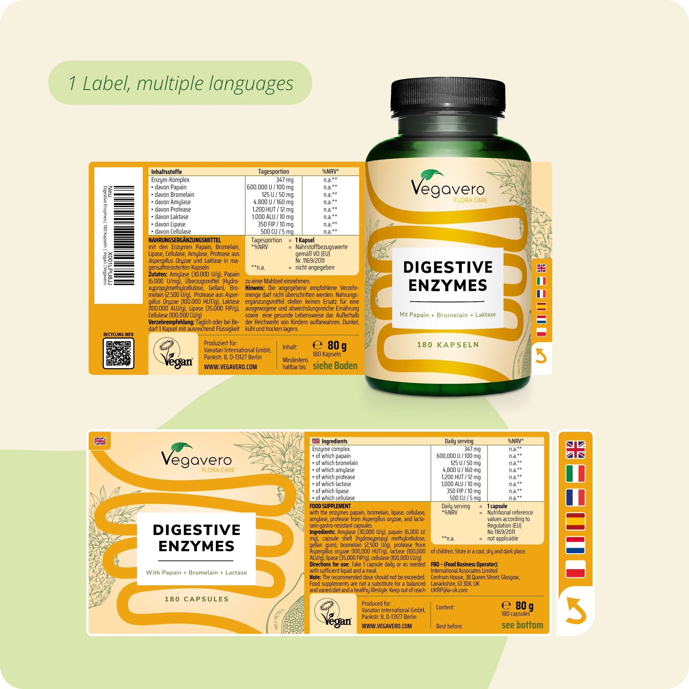 Enzymes Digestives Complex Gélules
