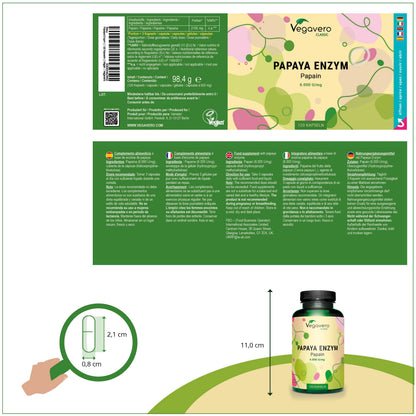 Papaye Enzymes Gélules