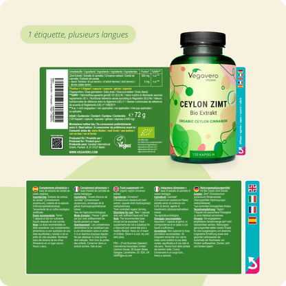 Cannelle de Ceylan Extrait Gélules Bio