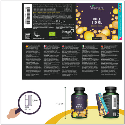 Huile de Graine de Chia Gélules Bio