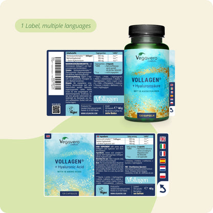 Vollagen + Acide Hyaluronique Complex Gélules