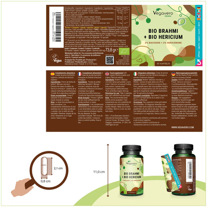 Brahmi + Hericium Gélules Bio