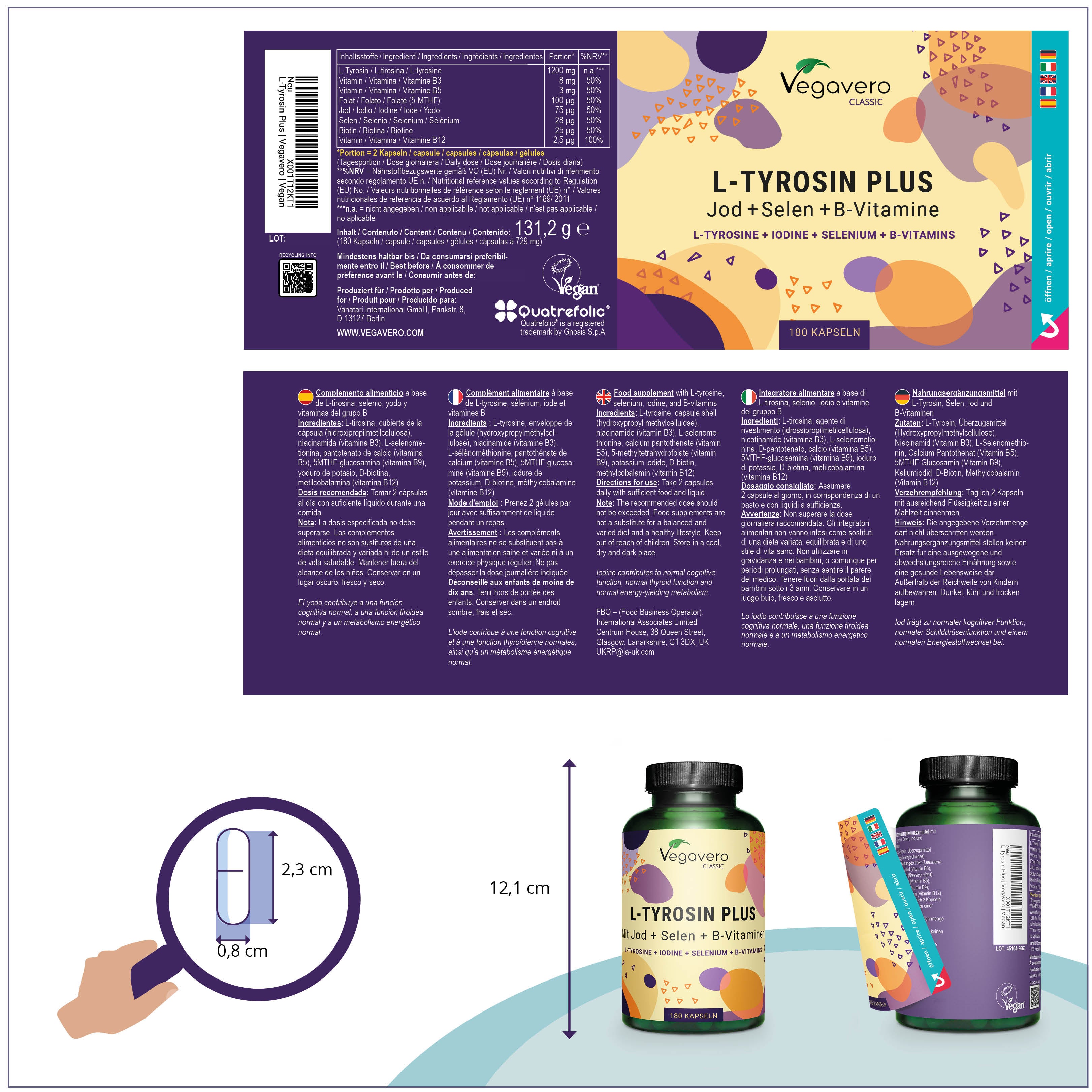 L-Tyrosine Plus Gélules