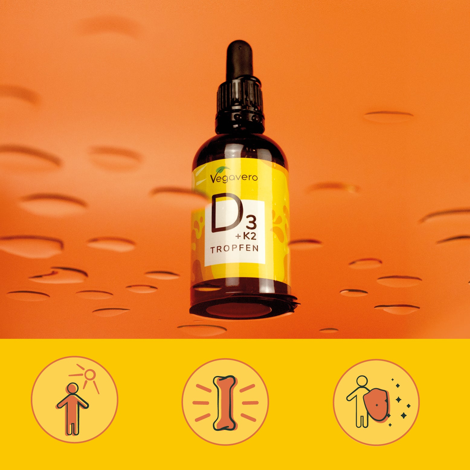 Vitamine D3 + K2 en Gouttes