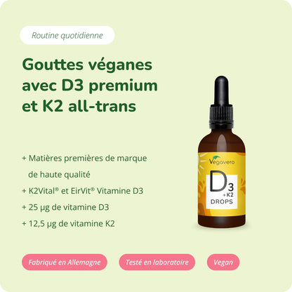 Vitamine D3 + K2 en Gouttes