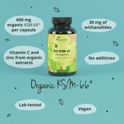 Ashwagandha KSM-66 Extrait Gélules Bio