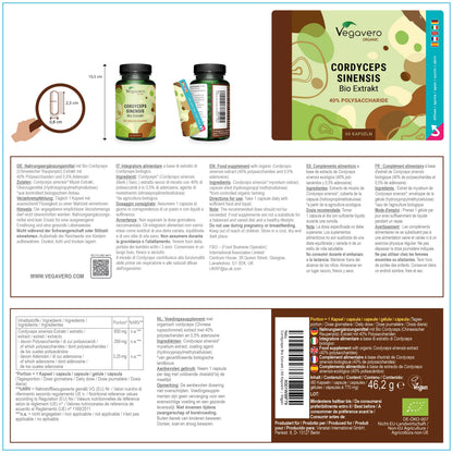 Cordyceps Sinensis Extrait Gélules Bio