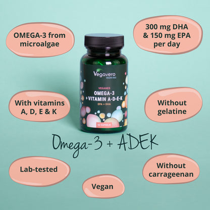 Omega 3 + ADEK Huile Gélules