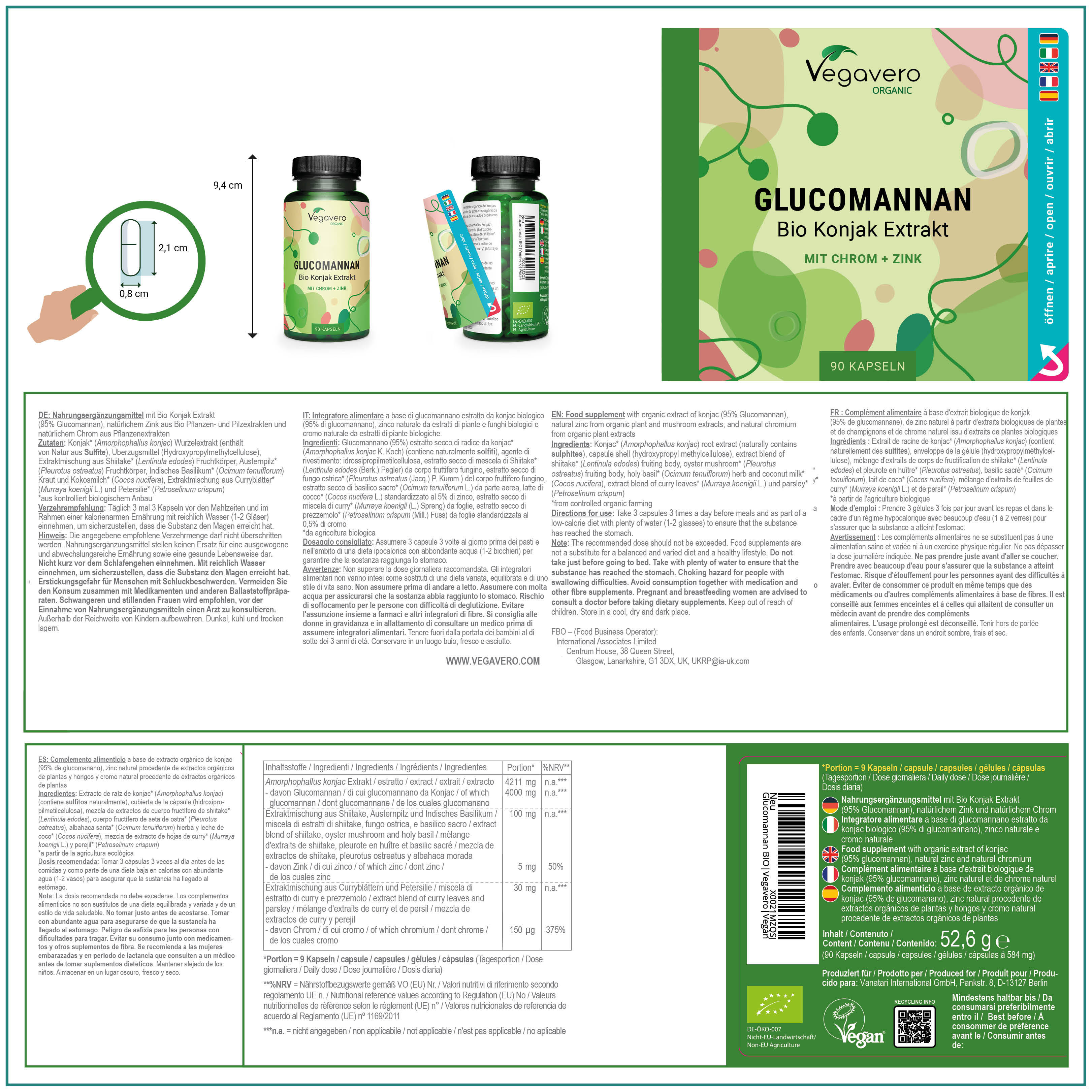 Glucomannane Gélules Bio