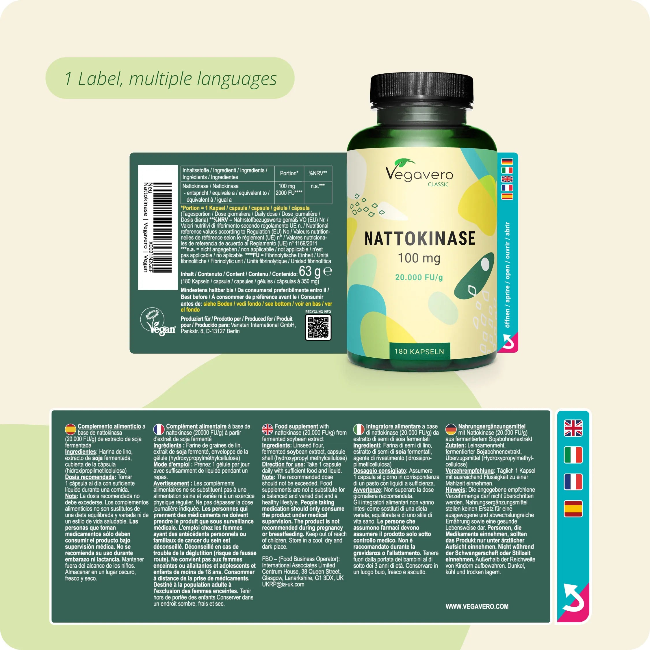 Nattokinase Gélules