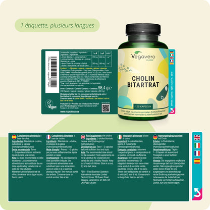 Choline Bitartrate Gélules