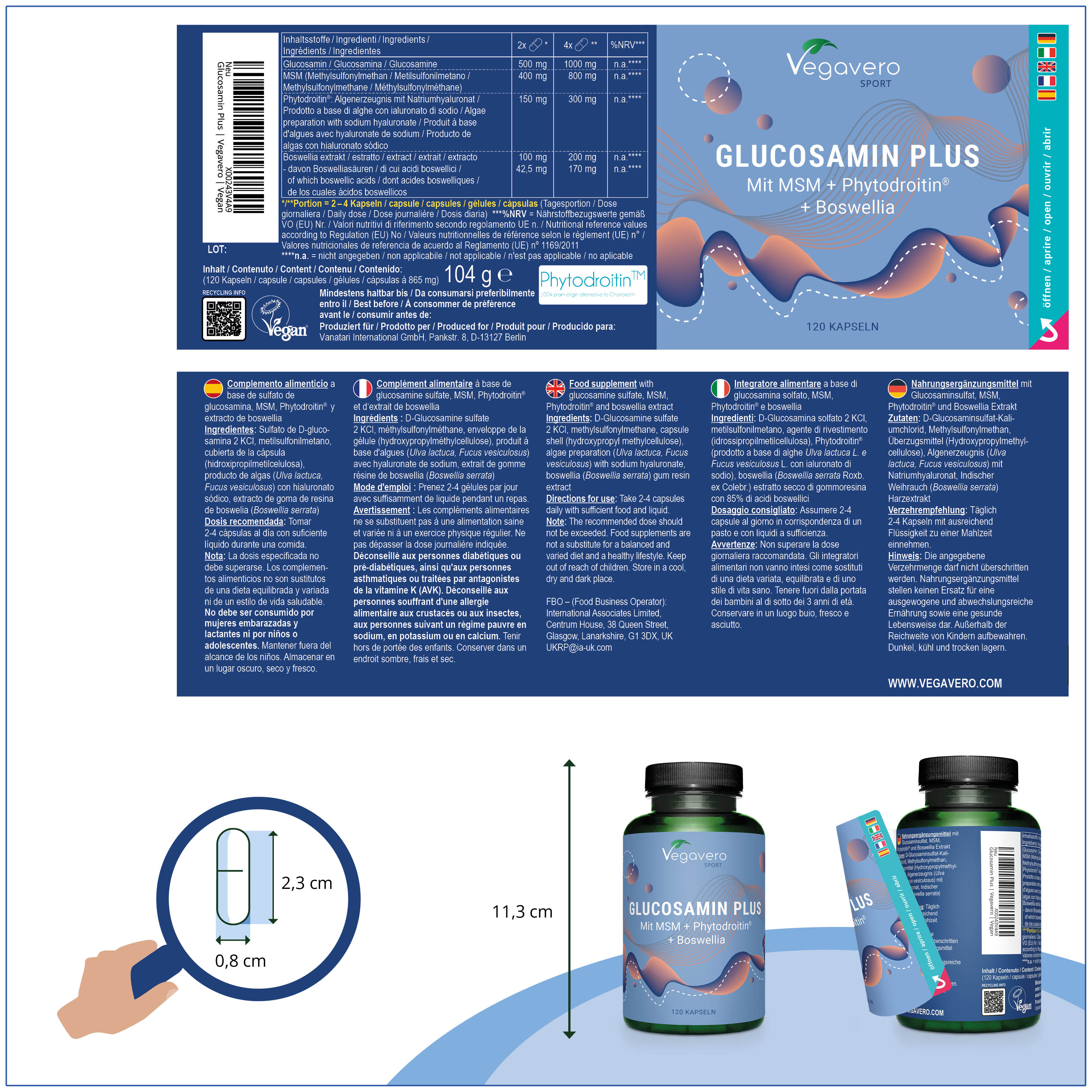 Glucosamine Plus Gélules