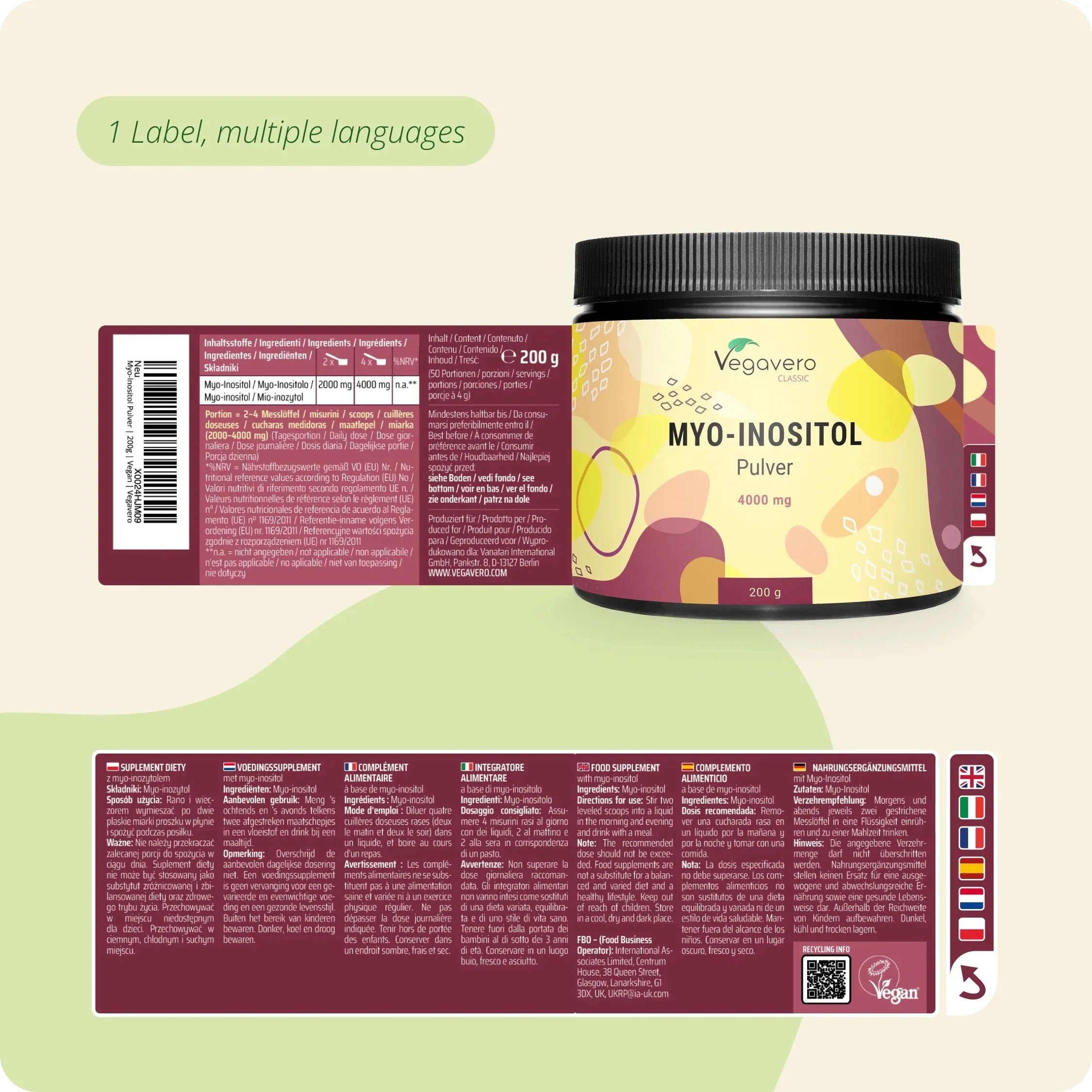 Myo-Inositol en Poudre