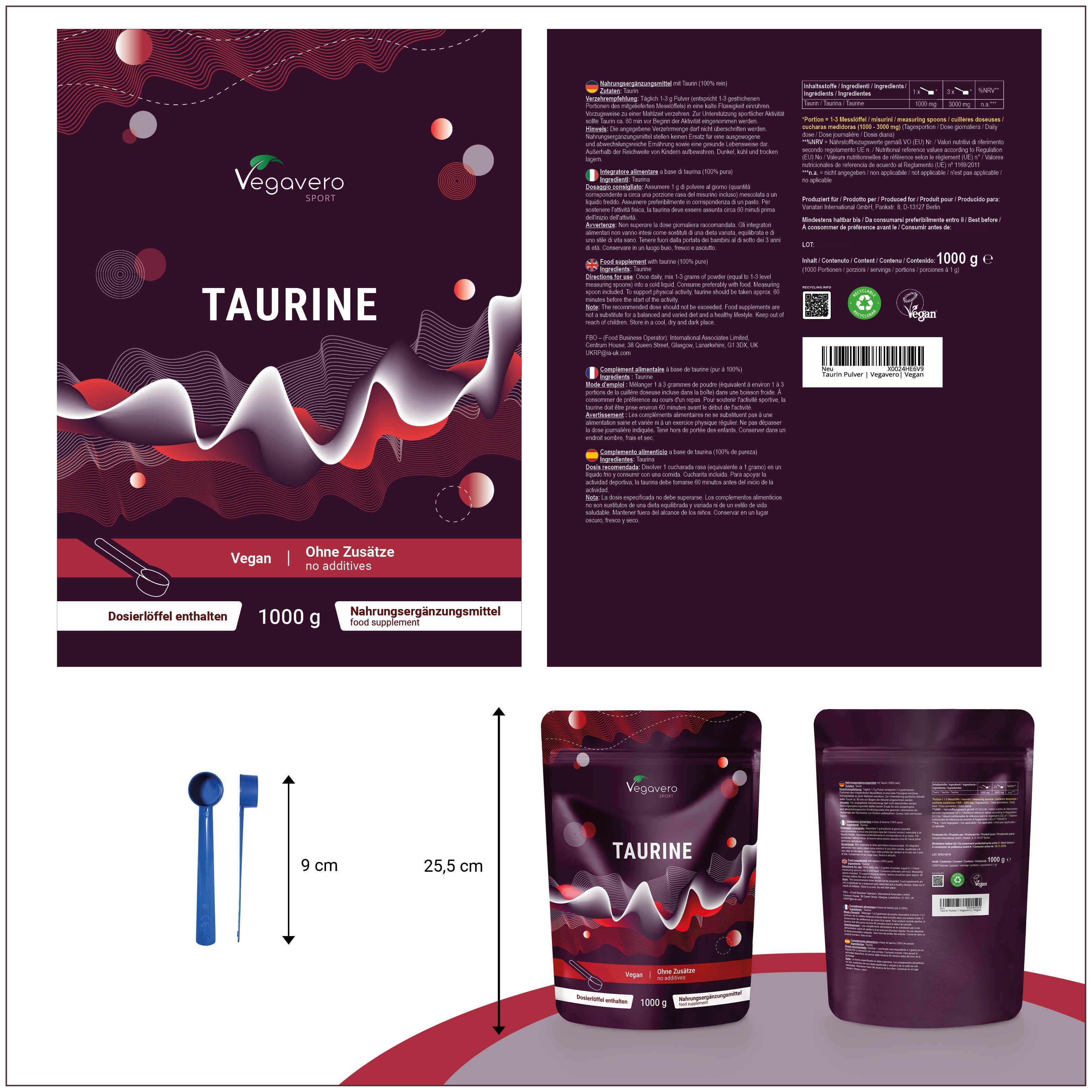 Taurine en Poudre