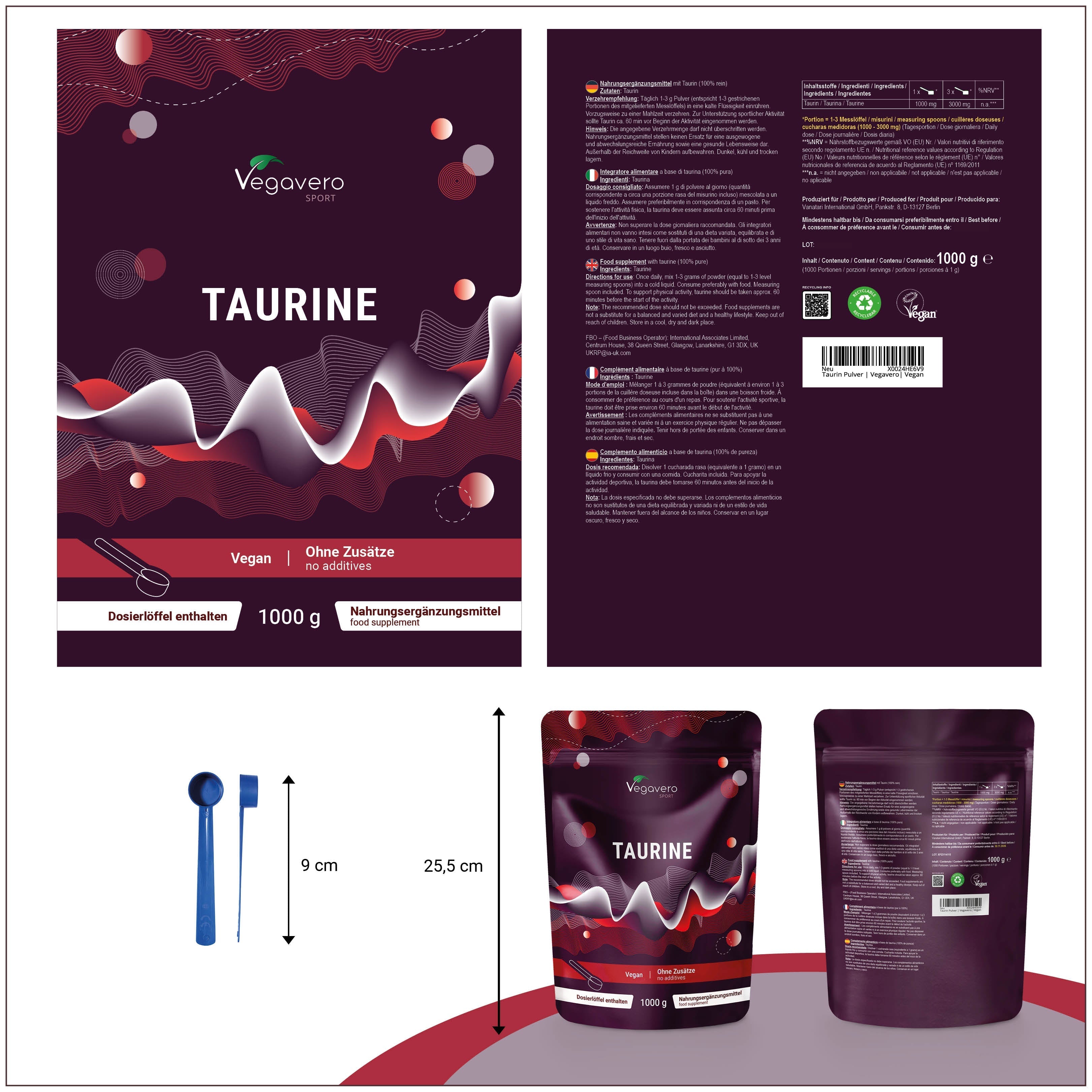 Taurine en Poudre