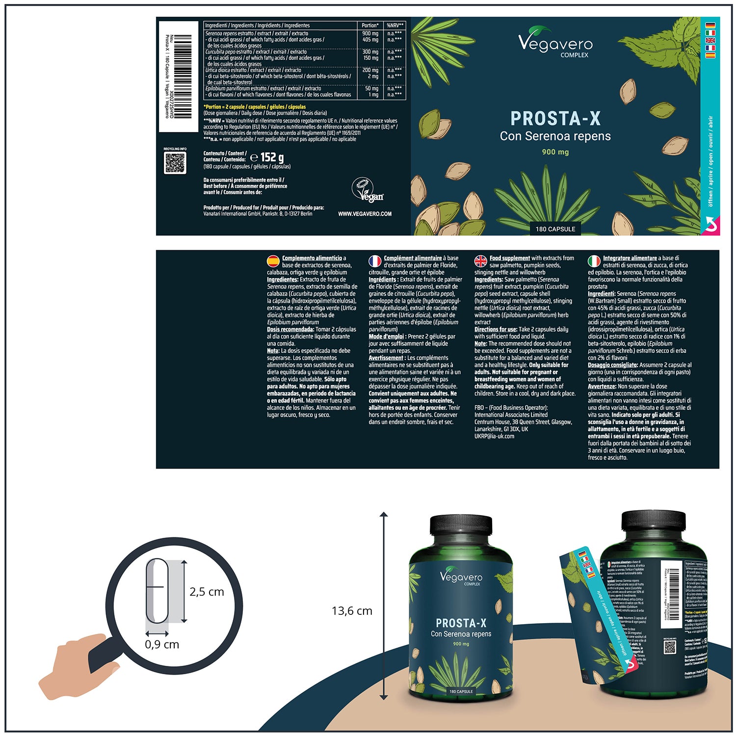 Prosta‑X Complex Gélules