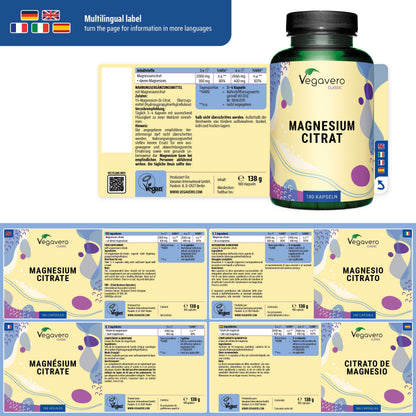 Capsules de Citrate de Magnésium