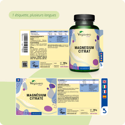 Capsules de Citrate de Magnésium