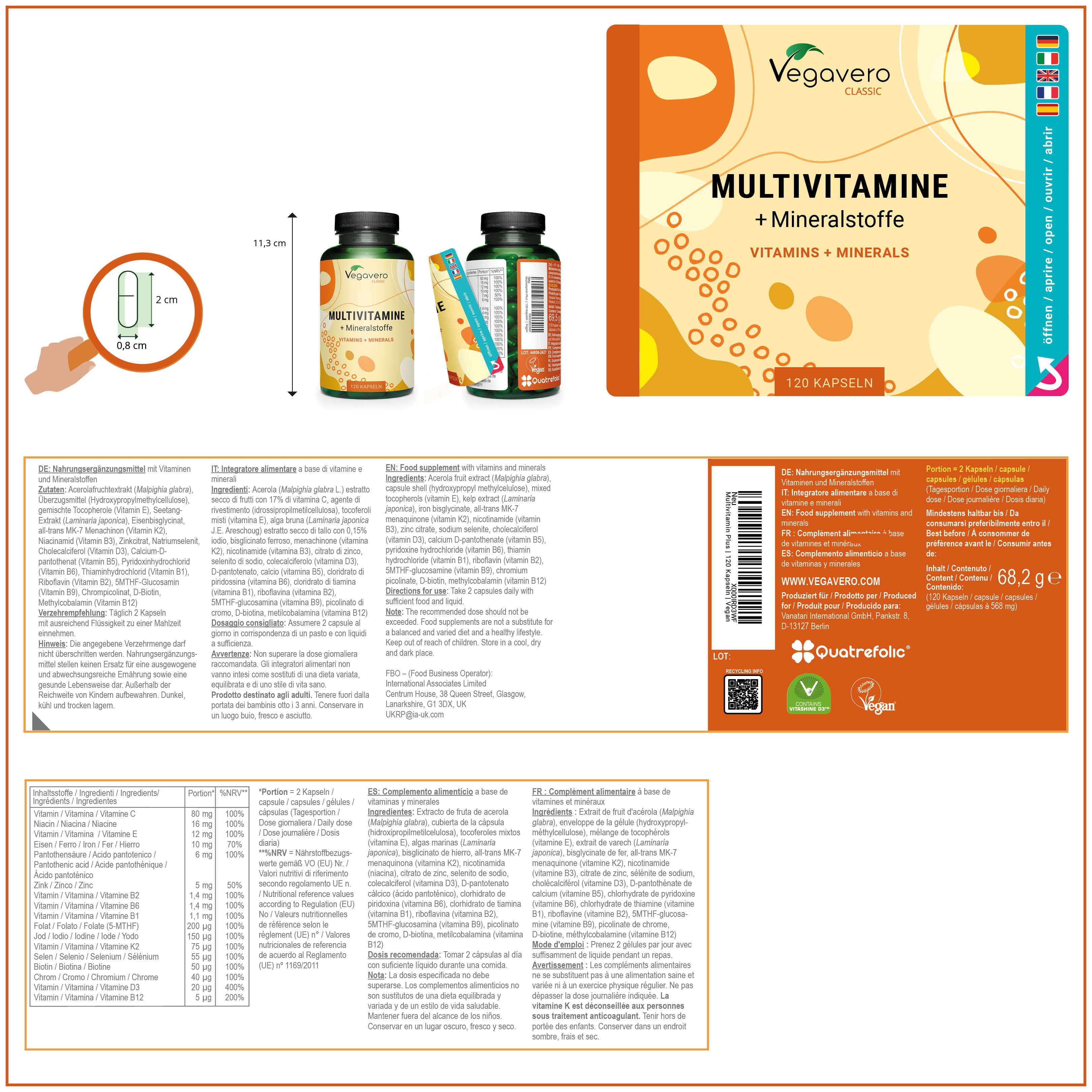 Multivitamine Plus Gélules