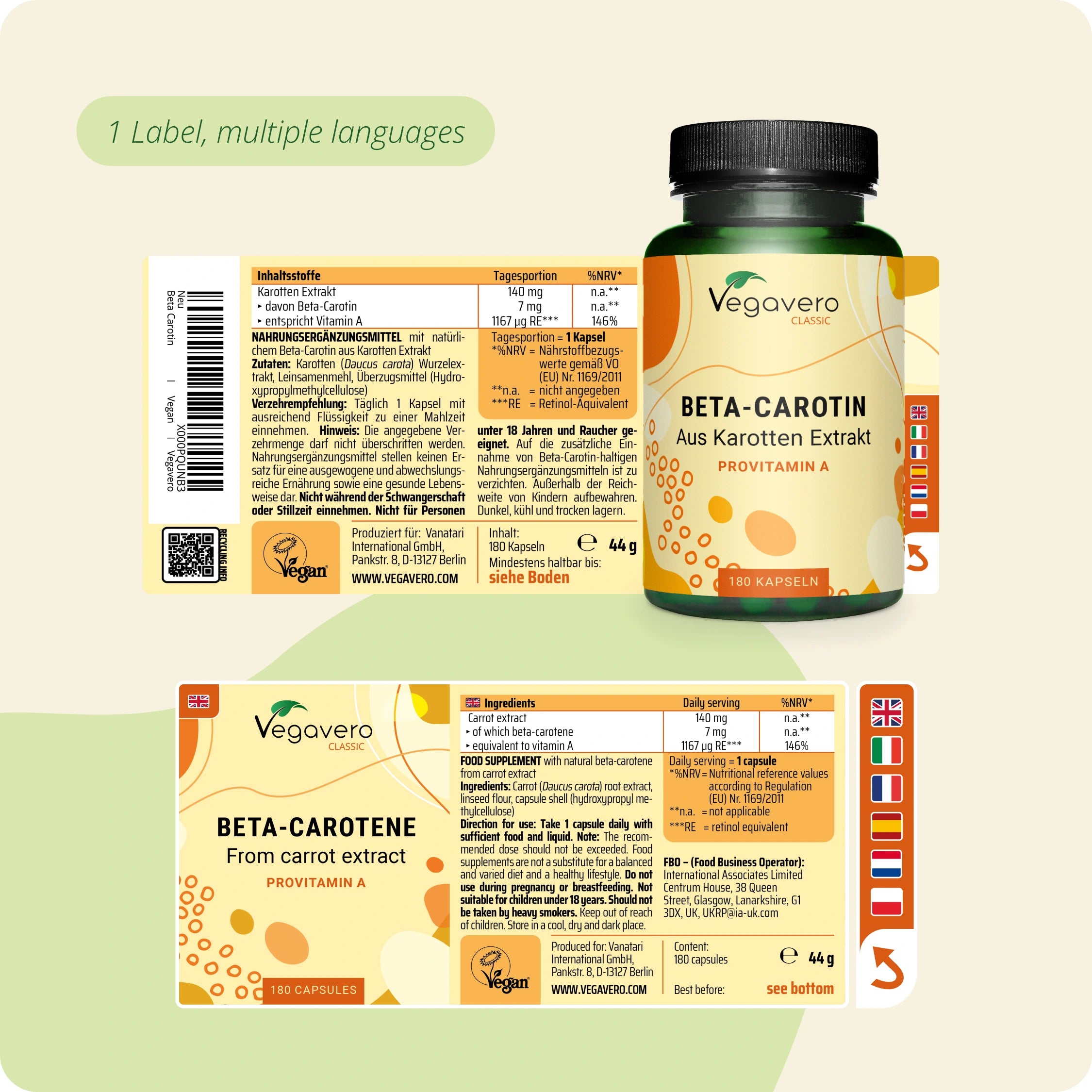Beta‑Carotene Gélules