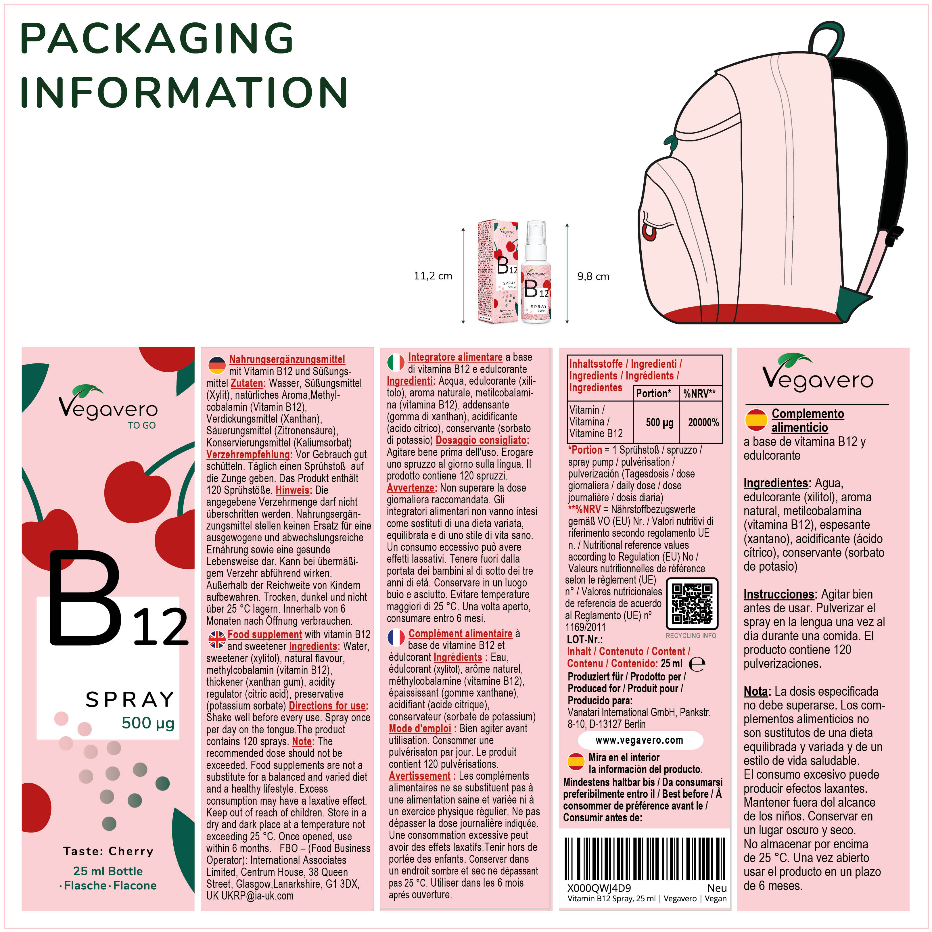 Vitamine B12 Spray